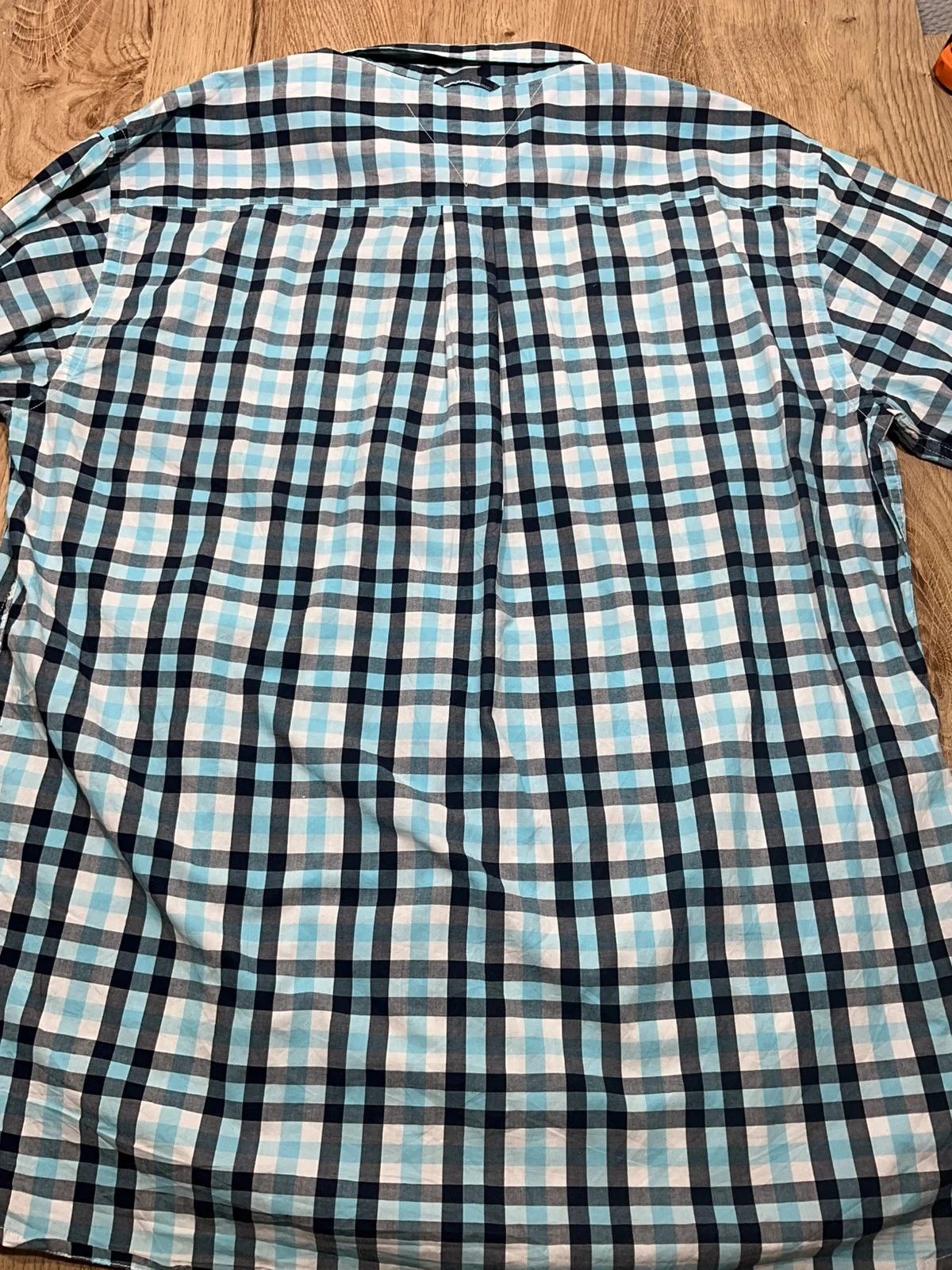Chemise Tommy Hilfiger XL Preppy 100% Coton Vichy Bleu Ciel – photo 10